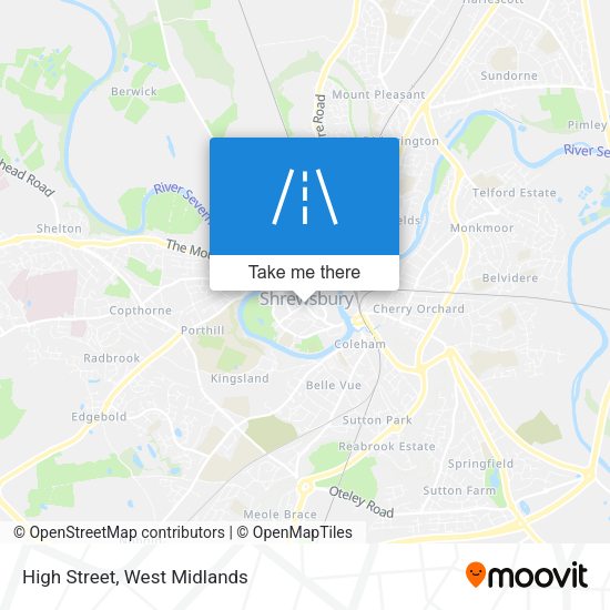 High Street map