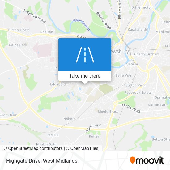Highgate Drive map