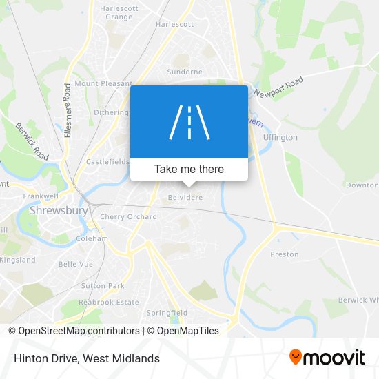 Hinton Drive map