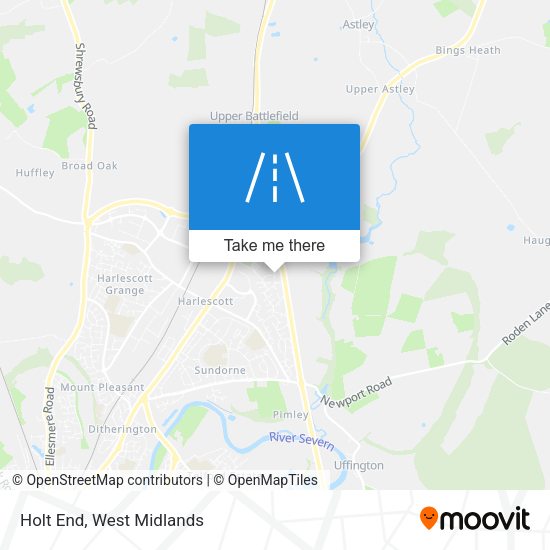 Holt End map