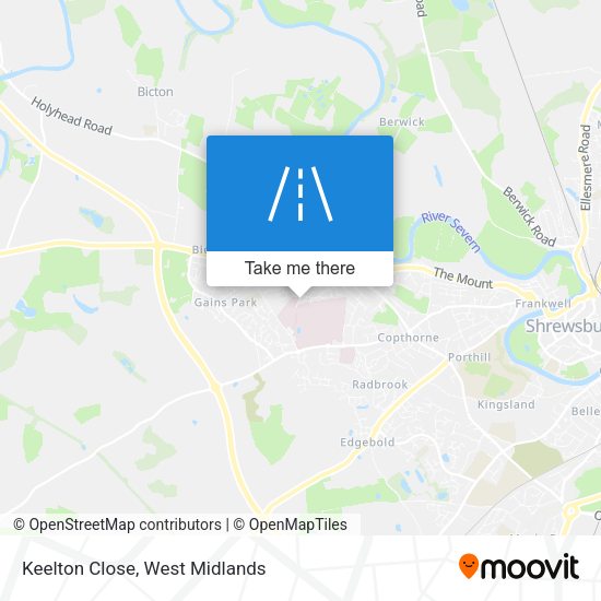 Keelton Close map