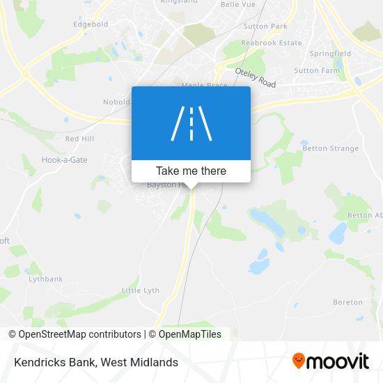 Kendricks Bank map