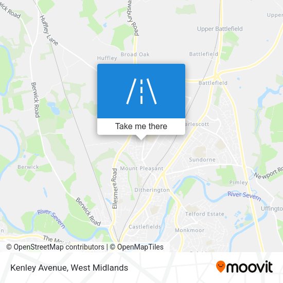 Kenley Avenue map