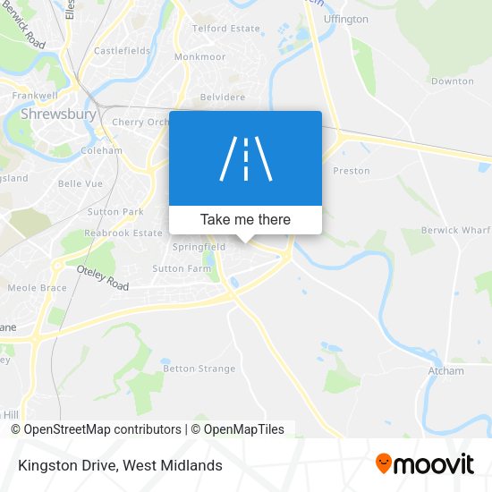 Kingston Drive map