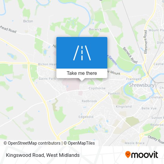 Kingswood Road map