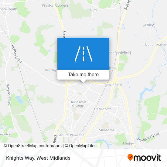 Knights Way map
