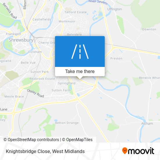 Knightsbridge Close map