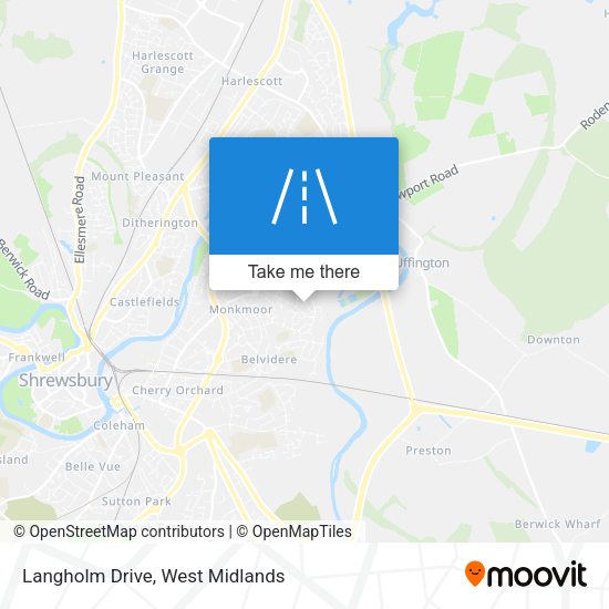 Langholm Drive map