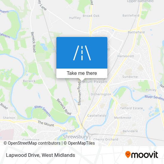 Lapwood Drive map