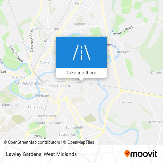 Lawley Gardens map