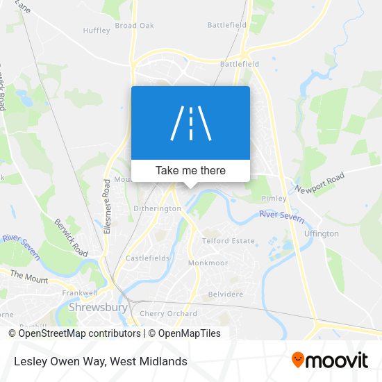 Lesley Owen Way map