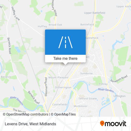 Levens Drive map