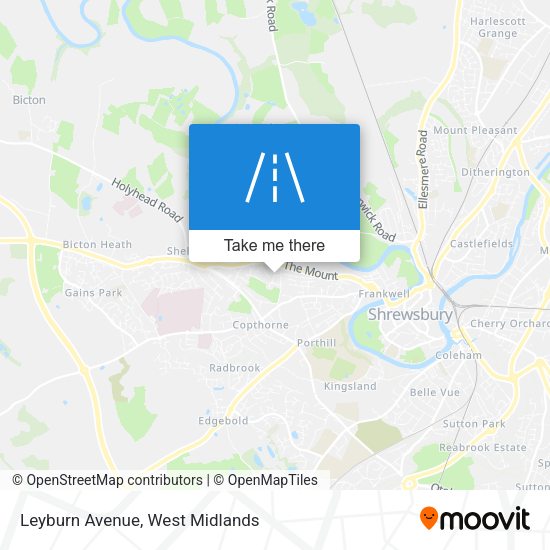 Leyburn Avenue map