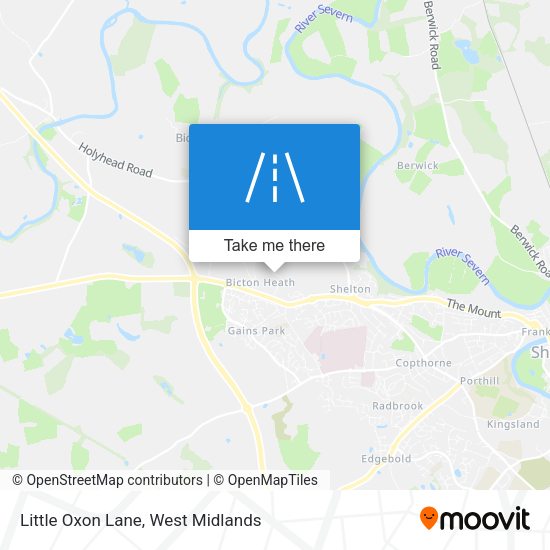 Little Oxon Lane map