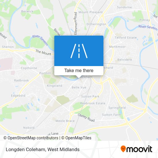 Longden Coleham map