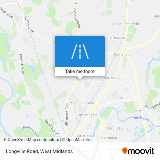 Longville Road map