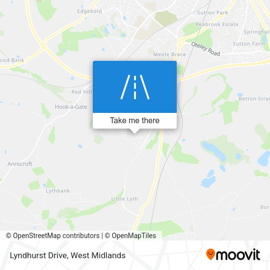 Lyndhurst Drive map