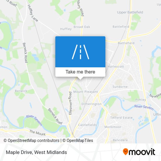Maple Drive map