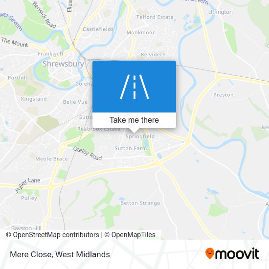 Mere Close map