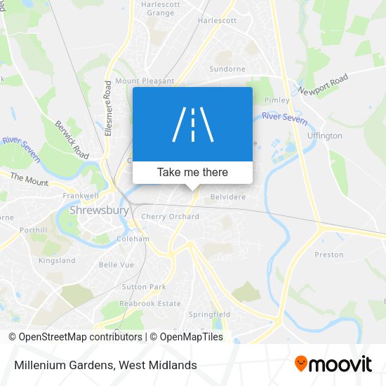 Millenium Gardens map