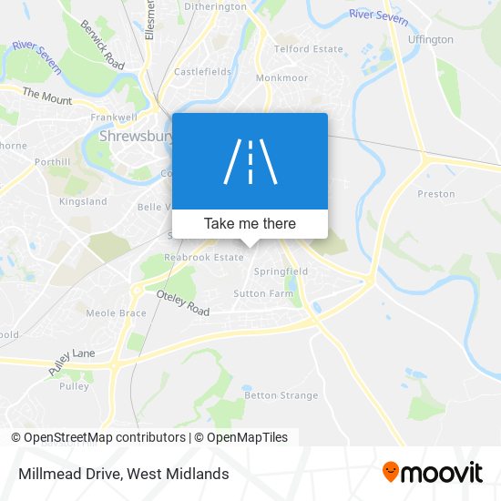 Millmead Drive map