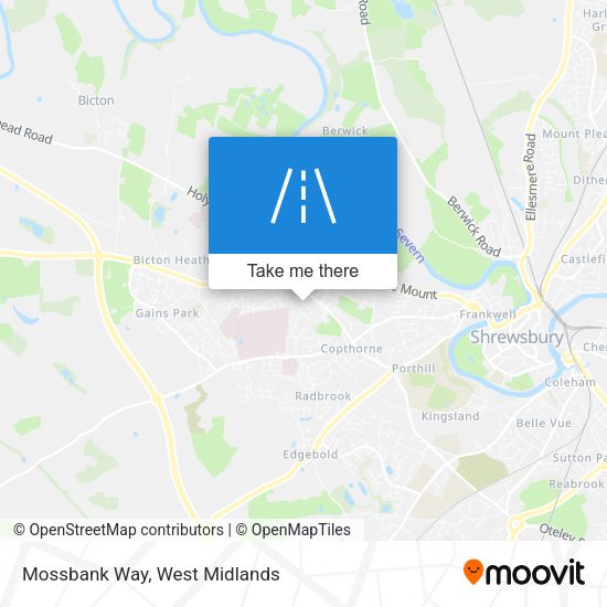 Mossbank Way map