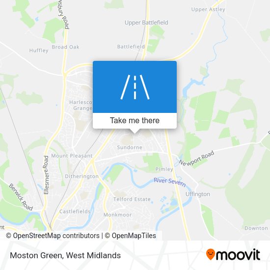 Moston Green map