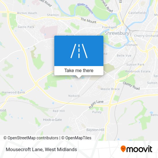 Mousecroft Lane map