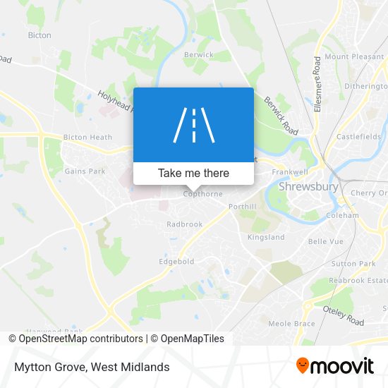 Mytton Grove map