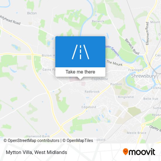 Mytton Villa map