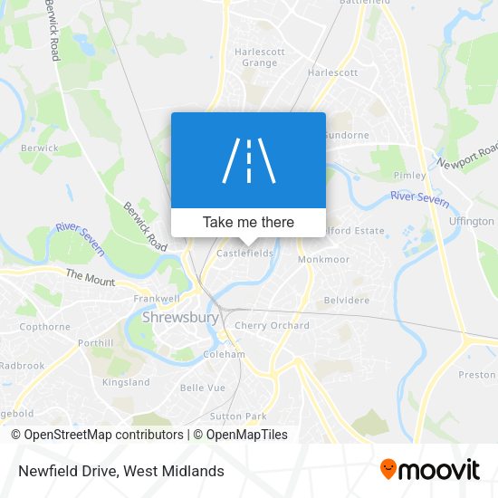 Newfield Drive map