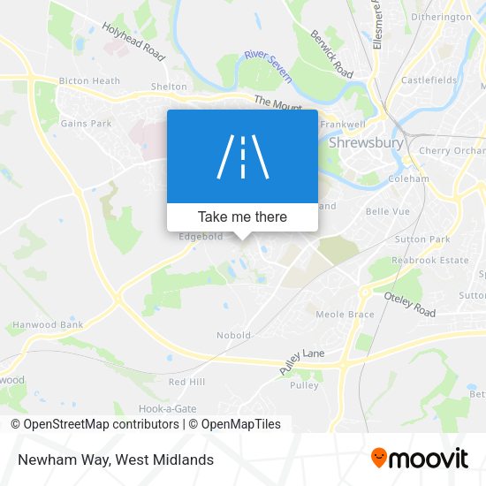 Newham Way map