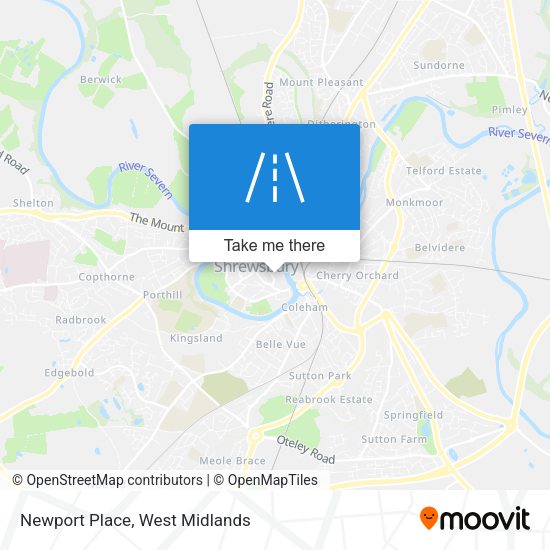 Newport Place map