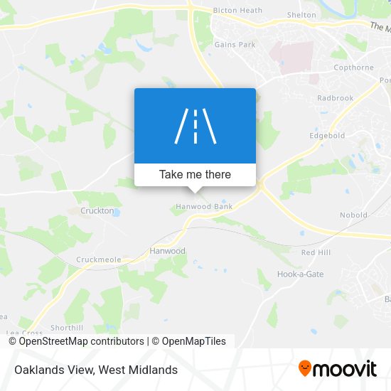 Oaklands View map