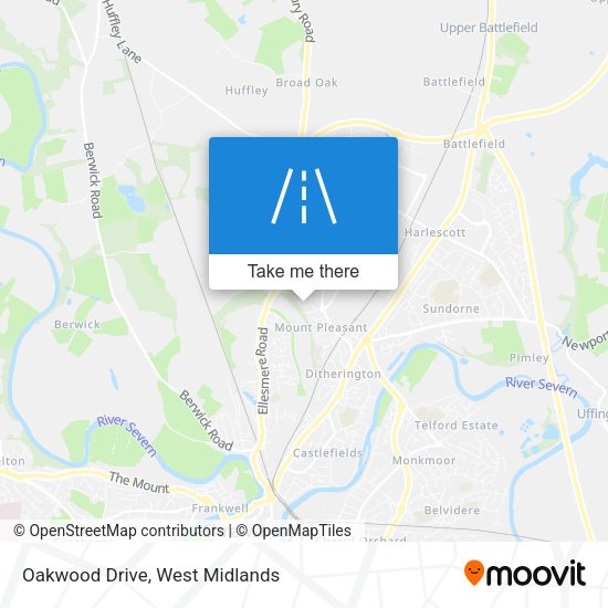 Oakwood Drive map