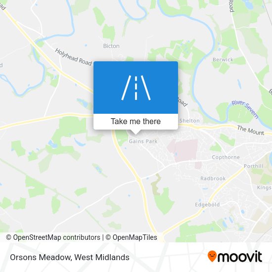 Orsons Meadow map
