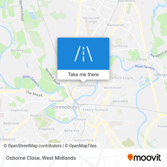 Osborne Close map