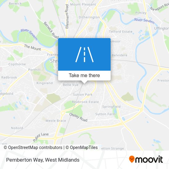 Pemberton Way map
