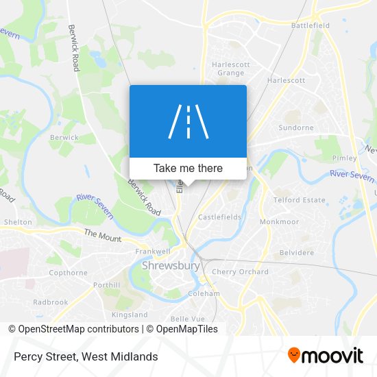 Percy Street map