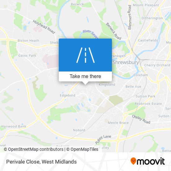 Perivale Close map