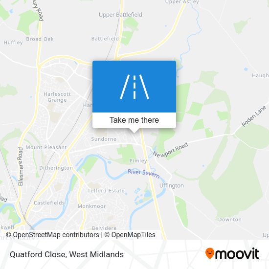 Quatford Close map