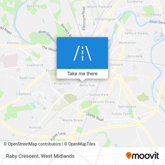 Raby Crescent map