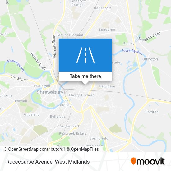 Racecourse Avenue map