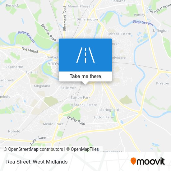 Rea Street map
