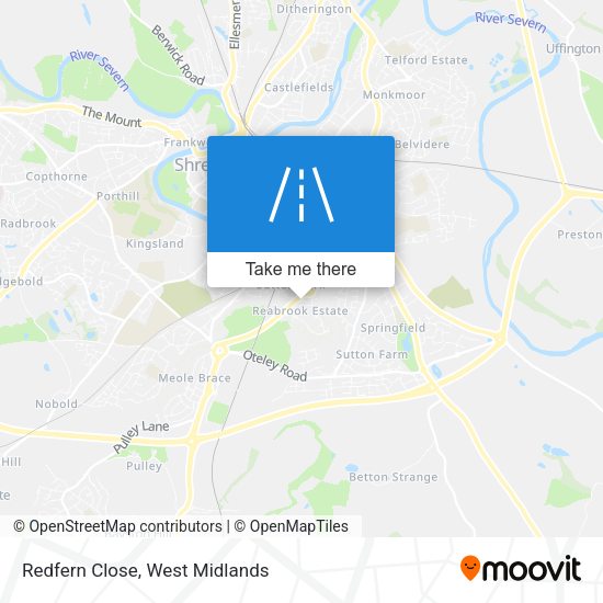 Redfern Close map
