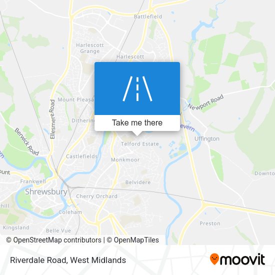 Riverdale Road map