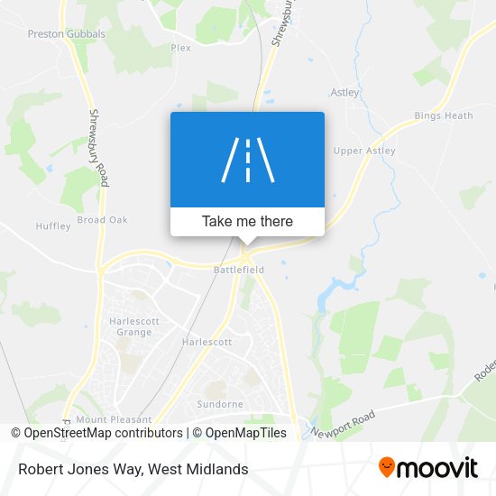 Robert Jones Way map