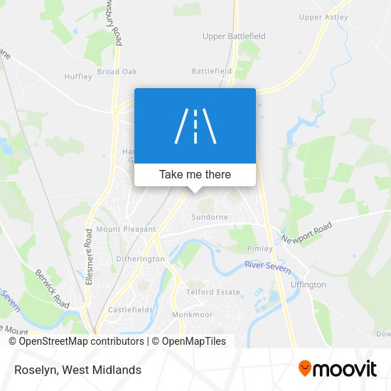 Roselyn map