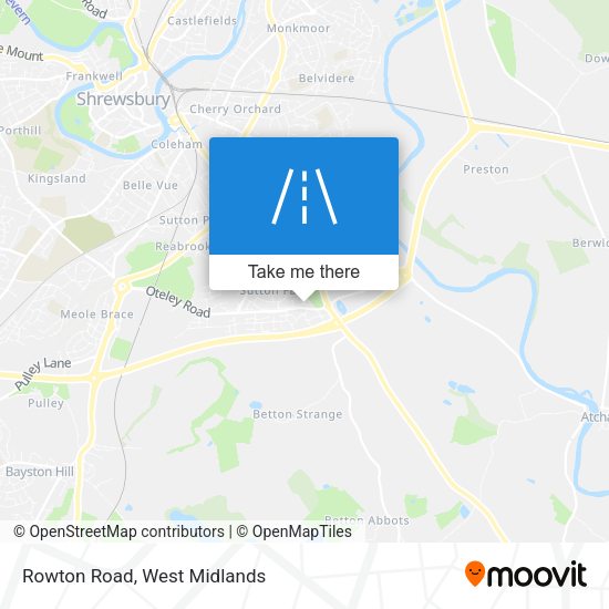 Rowton Road map