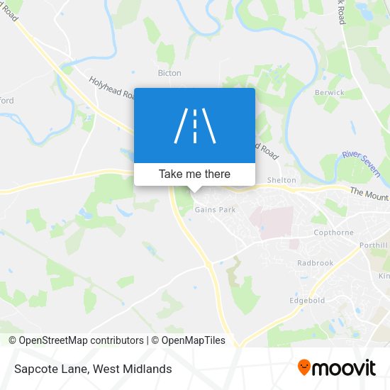 Sapcote Lane map